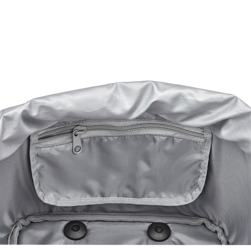 Panier-sac a main velo Racktime agnetha 2.0 gris fixation porte bagage (l 34CM x l 26CM x h 37CM) - compatible systeme Racktime snapit 2.0 (nouvelle version apres 2021 monte chez scott) - vue 5
