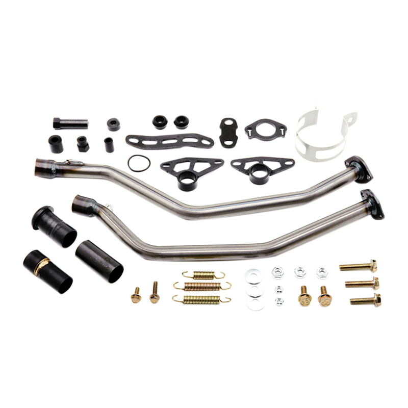 Pot 50 a boite Yasuni cross ML verni pour rieju 50 rr-yamaha 50 dt-r-mbk 50 x-limit-peugeot 50 XPS, XP6 (passage haut a gauche) (silencieux carbone) -tub807tc-25 - vue 3