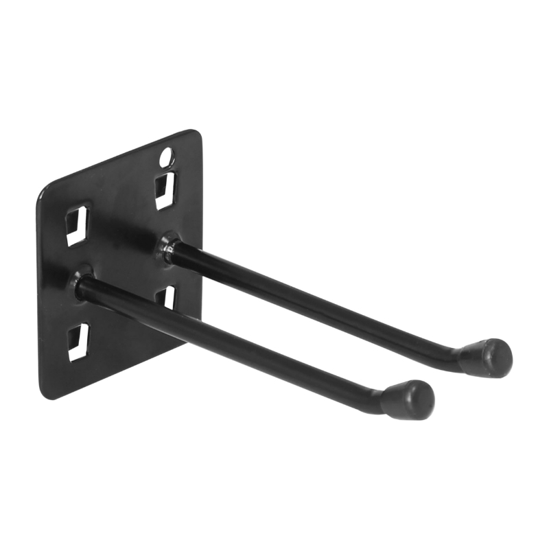 CROCHET DOUBLE DE FIXATION CYCLUS PANNEAU A OUTILS (L 100mm) (A L'UNITE) -MADE IN CEE-