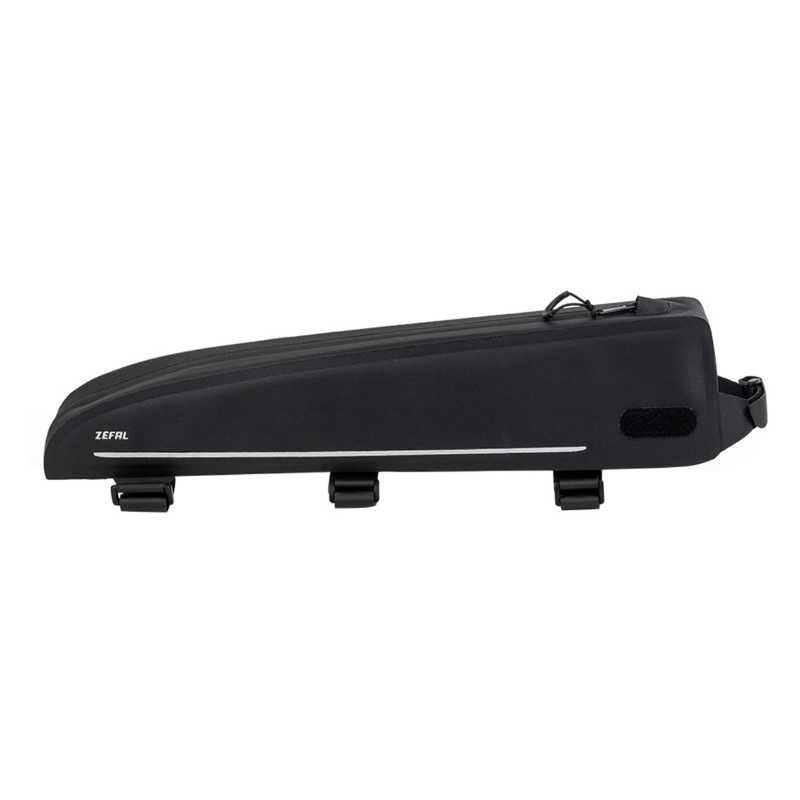 Sacoche de cadre velo Zefal z adventure T3 pour 2,2L noir etanche fixation velcro ( l 440 x 45 x 100MM) zip etanche