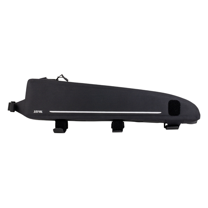Sacoche de cadre velo Zefal z adventure T3 pour 2,2L noir etanche fixation velcro ( l 440 x 45 x 100MM) zip etanche - vue 2