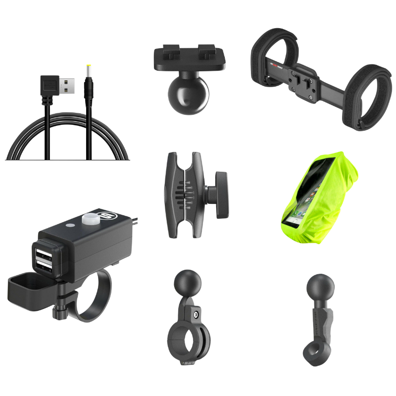 Support smartphone/téléphone/GPS So Easy Rider Is Cool V1-H horizontal refroidissant avec chargeur - Sélection P2R - vue 3