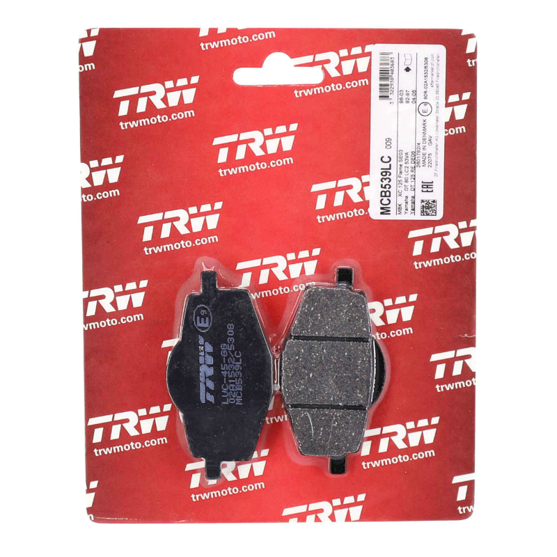 Plaquette de frein TRW MCB539 LC - vue 2