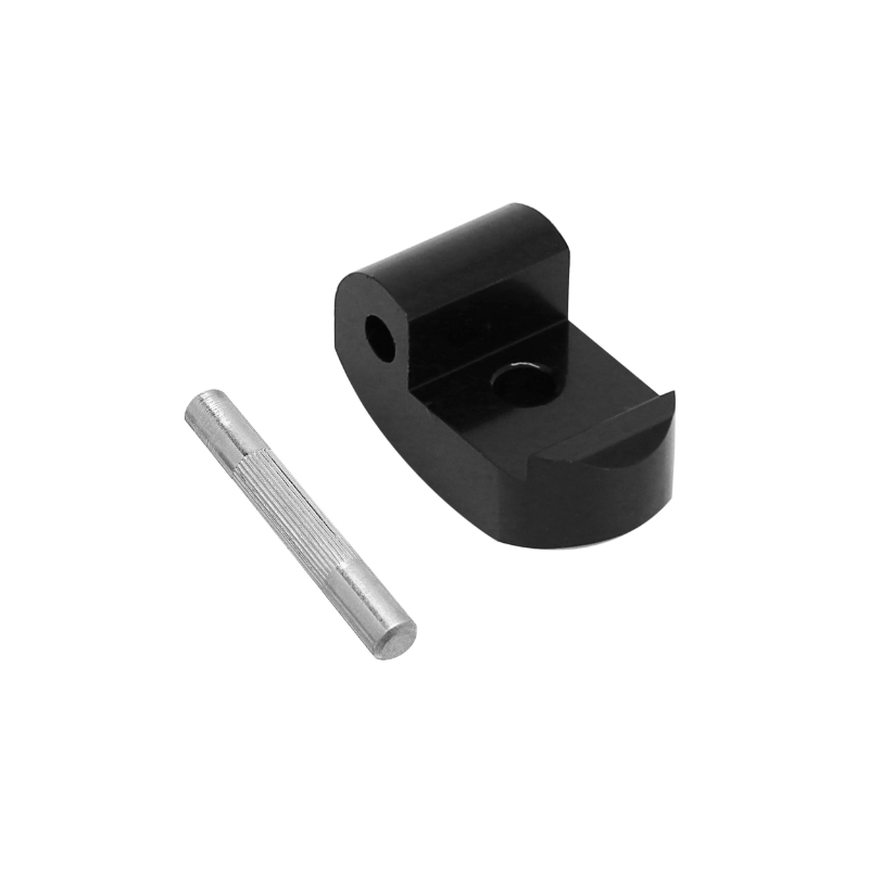 Loquet-blocage charnière de verrouillage pour trottinette Xiaomi M365, 1S, Essential, Pro, Pro 2 aluminium noir avec goupille - vue 2