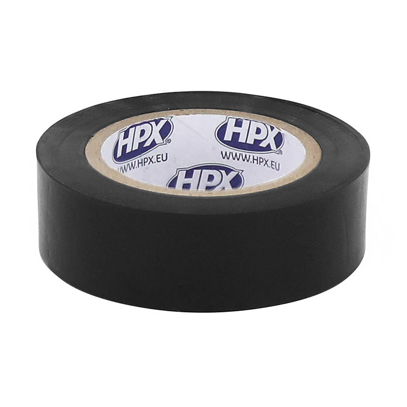 Rouleau adhésif noir isolant PVC 19 mm 10 mètres HPX - vue 2