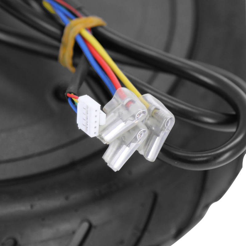 Moteur V3 trottinette Xiaomi M365 Essential 1S Pro Pro2 36V 300W noir avec roue et pneu 8.5 - vue 3