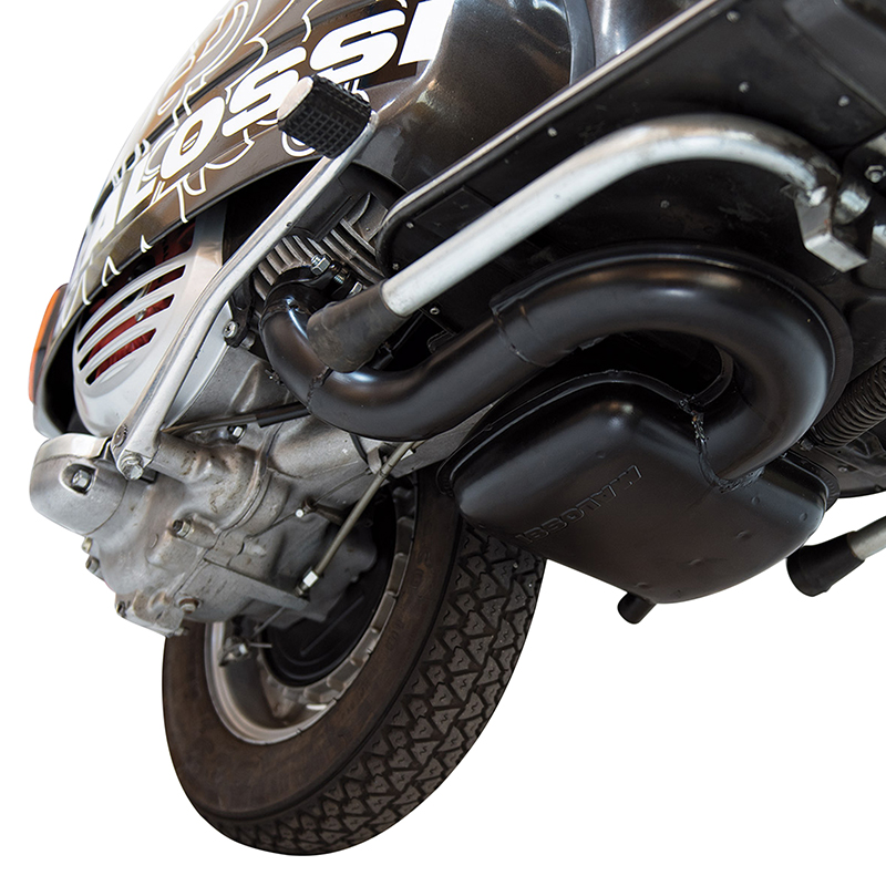 Silencieux Malossi Power Classic pour Piaggio Vespa PX 125 150 2T - vue 4