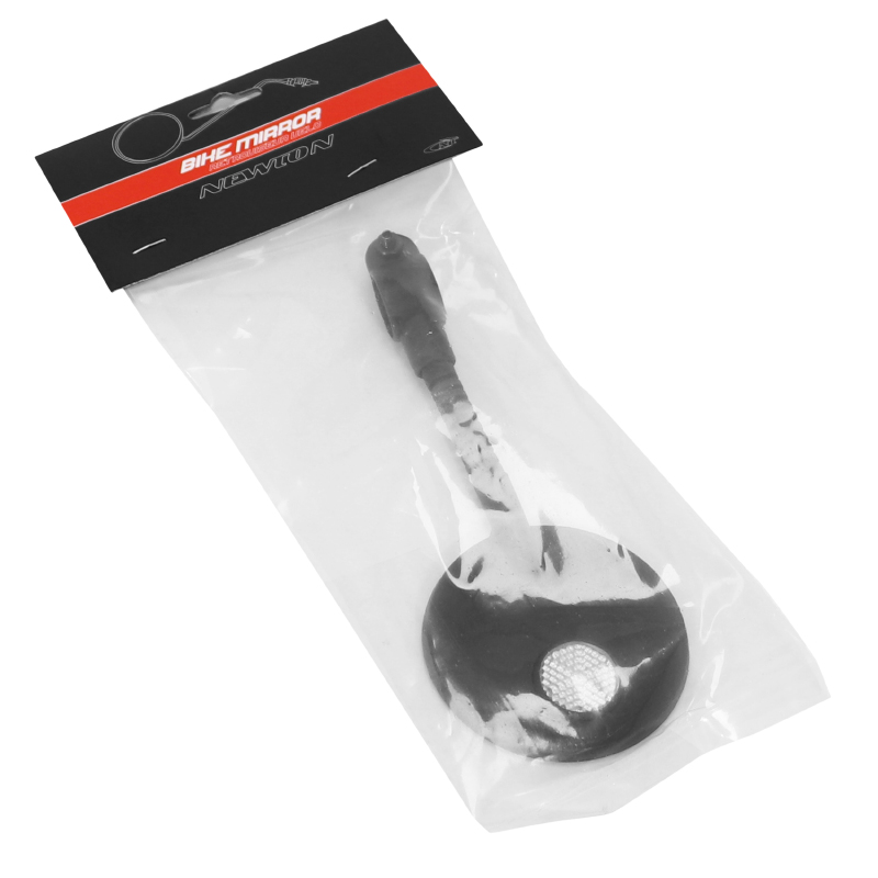 Rétroviseur vélo trottinette Newton rond miroir 8 cm fixation réglable 3 positions - vue 4