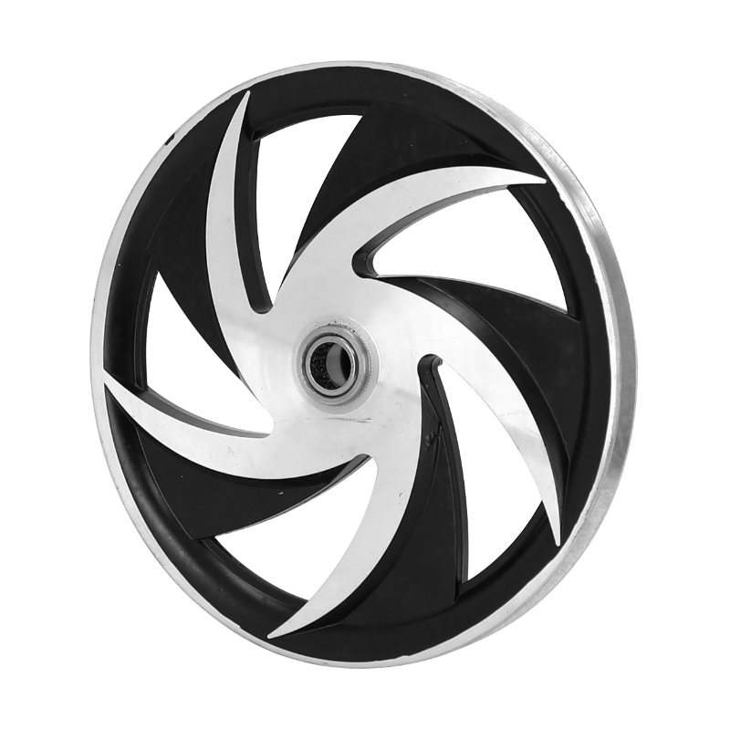 Poulie cyclo adaptable Peugeot MBK 51 103 SP MVL alu ellipse noir avec pignon 11 DTS - vue 2