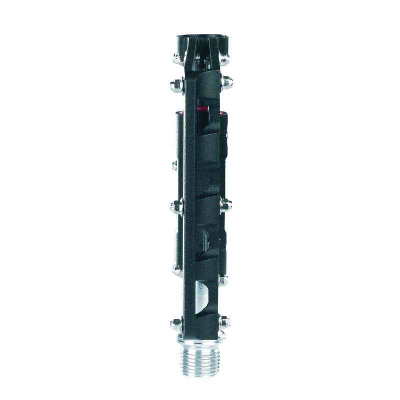 Pédales VTT plateforme descente Switch North Shore aluminium noir filetage 9/16 avec picots 110x95 mm (paire) - vue 2