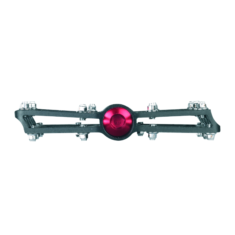 Pédales VTT plateforme descente Switch North Shore aluminium noir filetage 9/16 avec picots 110x95 mm (paire) - vue 3