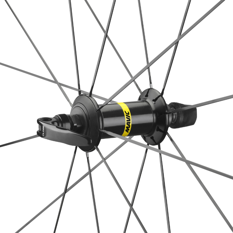 Roue route Mavic Aksium avant 700 70 mm noir 20 rayons jante 622-17 - vue 2