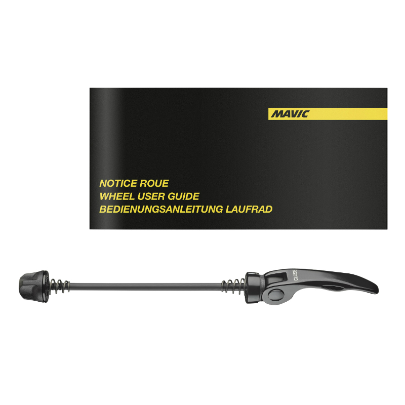 Roue route Mavic Aksium avant 700 70 mm noir 20 rayons jante 622-17 - vue 3