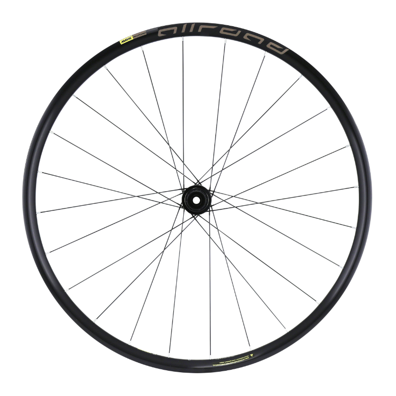 Roue gravel disque 700 Mavic Allroad arrière cassette Shimano 11-10V disque 6 trous tubeless ready axe traversant 12-142 noir jante 622-22 - vue 2