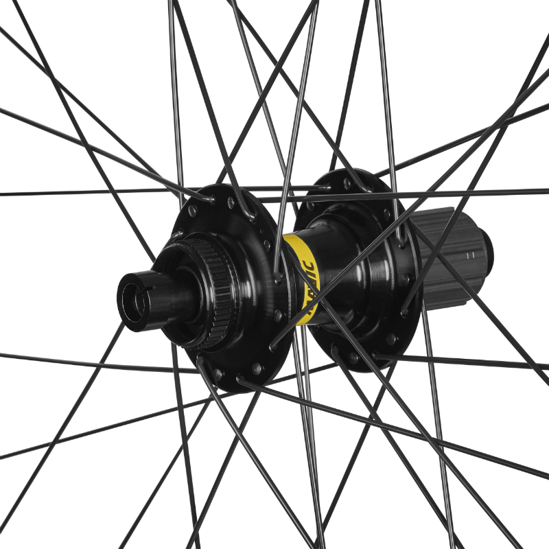 Roue VTC arrière Mavic Speedcity 700 disque 11-10V centerlock tubeless ready axe traversant 12-142 noir - vue 2