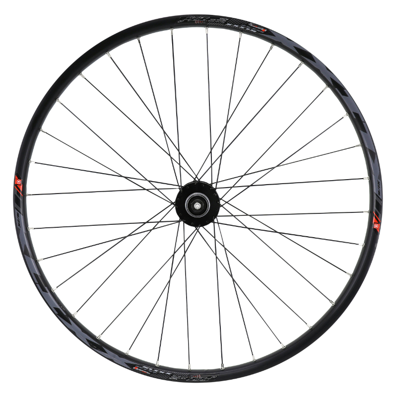 Roue VTT Velox 27,5" disque blocage double paroi avant noir moyeu Shimano Centerlock dynamo 6 V-3 W jante 23C 32 rayons - vue 2