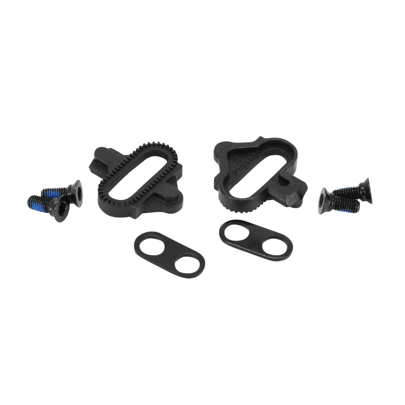 Pédales route-gravel automatiques polyvalentes Newton SPD noir avec cales type Shimano à roulement (paire) 92x92x34 mm - vue 2