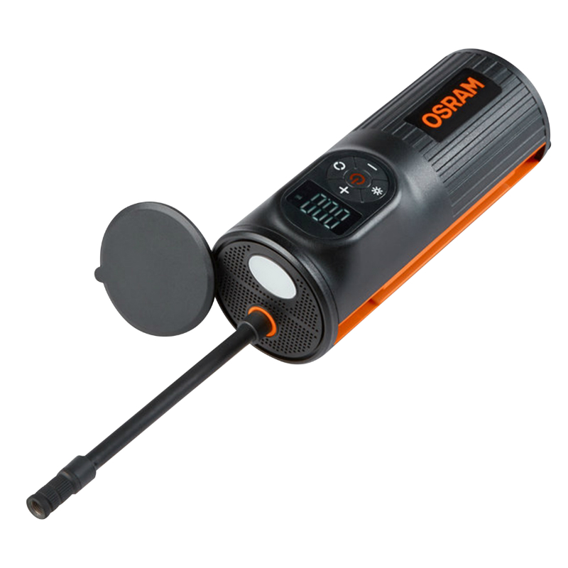 Compresseur-gonfleur universel multifonctions OSRAM 12V avec éclairage et batterie de secours - vue 4