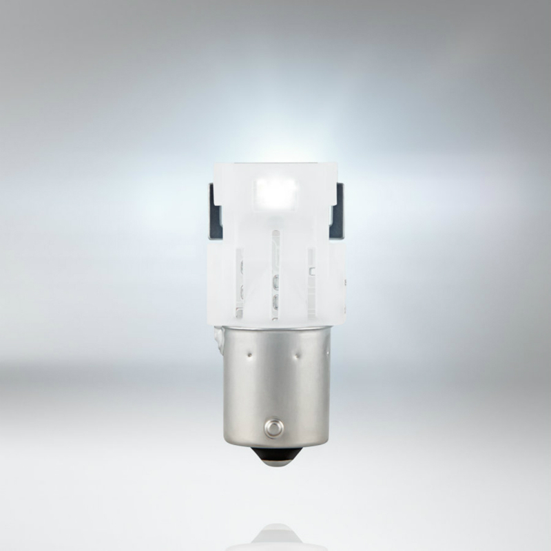 Ampoule LED 12V 1,9W culot BA15S 6000K blanc froid P21W OSRAM LedRiving (blister de 2) - vue 2