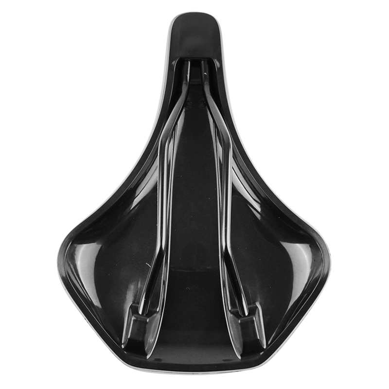 Selle Newton city roy minima gris 262X190MM rail acier - vue 3