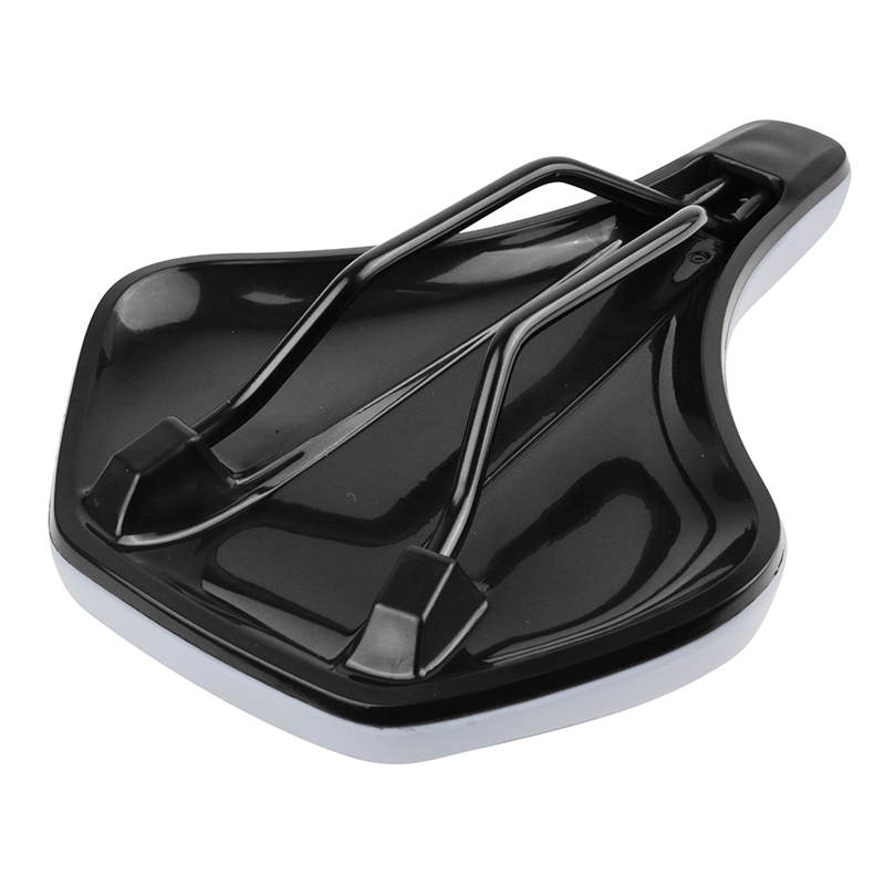Selle Newton city roy minima gris 262X190MM rail acier - vue 5