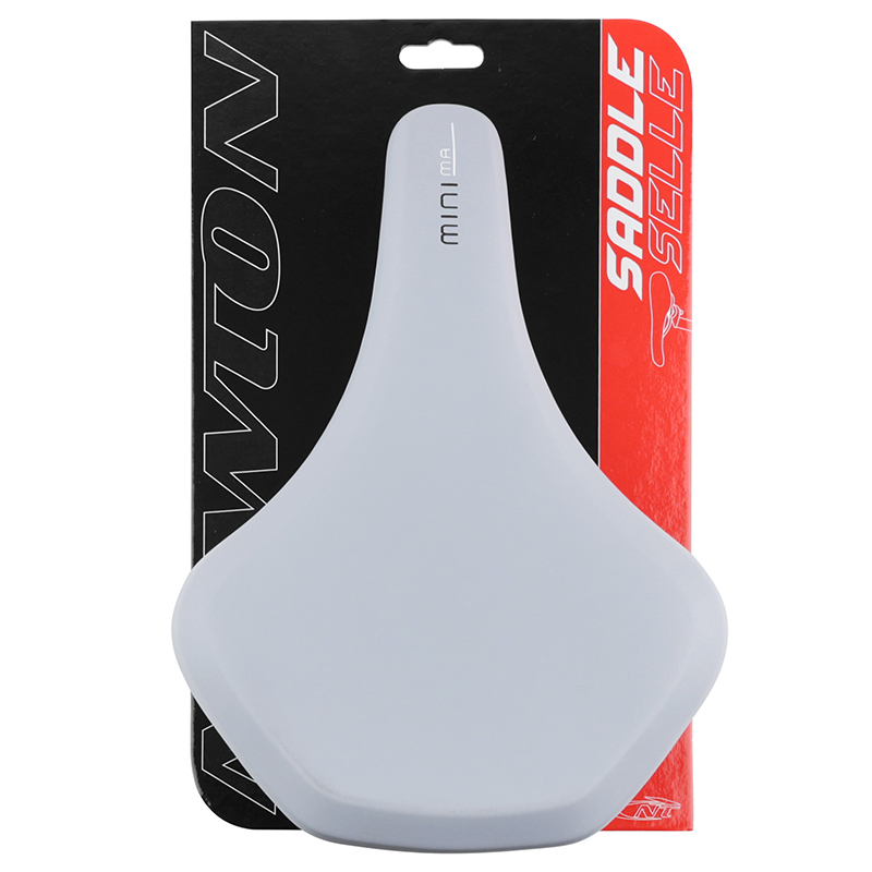 Selle Newton city roy minima gris 262X190MM rail acier - vue 6