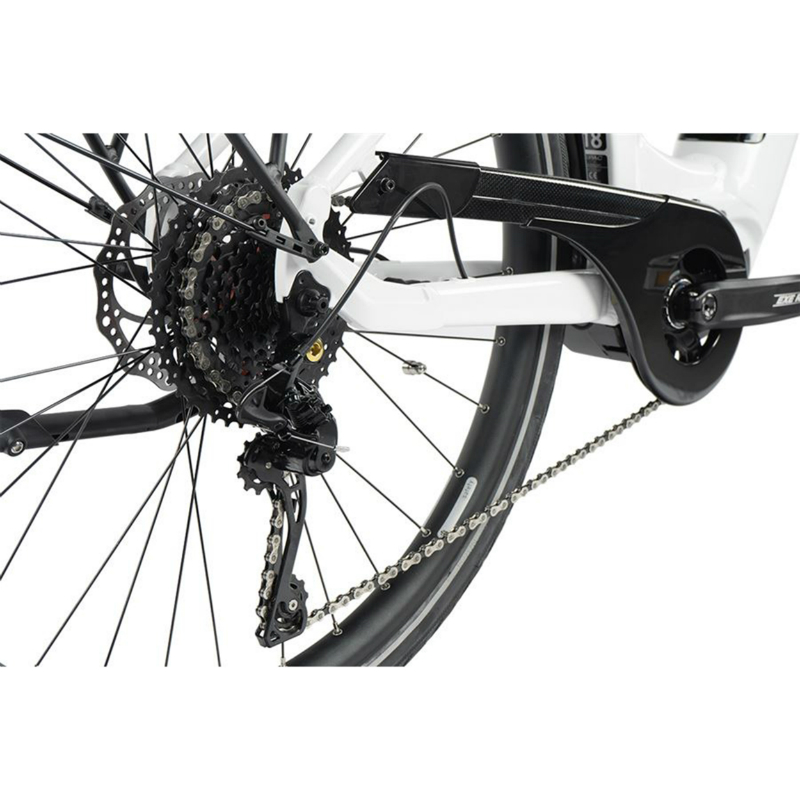 Velo electrique-vae city 28 Leader Fox vivalo mixte blanc 9V moteur central bafang M420 36V 80NM batterie 15AH (20'' - H52CM - taille l - pour adulte de 178CM à 185CM) - vue 2