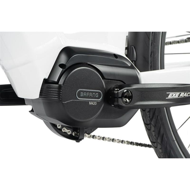 Velo electrique-vae city 28 Leader Fox vivalo mixte blanc 9V moteur central bafang M420 36V 80NM batterie 15AH (20'' - H52CM - taille l - pour adulte de 178CM à 185CM) - vue 3