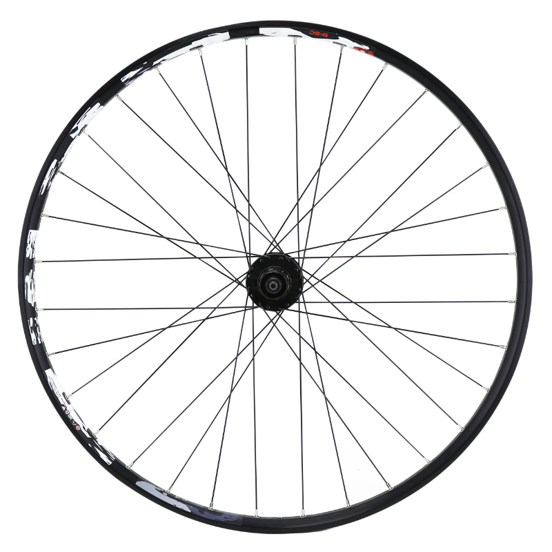 Roue VTT disque blocage 29" karma arriere noir moyeu shimano M475 disque 6 trous cassette type shimano 11-10-9-8V 32 rayons jante 21C - vue 2