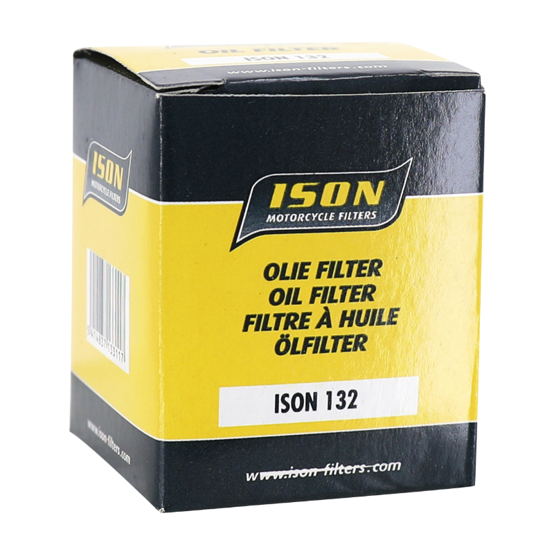 Filtre a huile maxiscooter adaptable sym 400 maxsym, mash seventy five 2017+ euro 4-5 (44X55MM) (equivalent HF132) -Ison 132 - vue 3