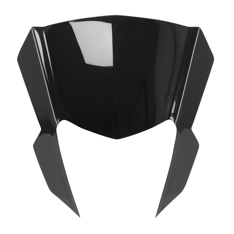 Plaque phare tête de fourche P2R 50 adaptable Derbi Senda Xtreme 2018+, Gilera RCR 2018+, SMT 2018+, Aprilia SX 2018+ noir brillant - vue 2