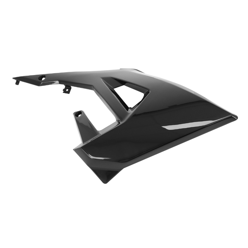 Carénage cache réservoir 50 adaptable Derbi 50 Senda Xtreme 2018+ Gilera 50 RCR 2018+ SMT 2018+ noir brillant droit P2R - vue 2