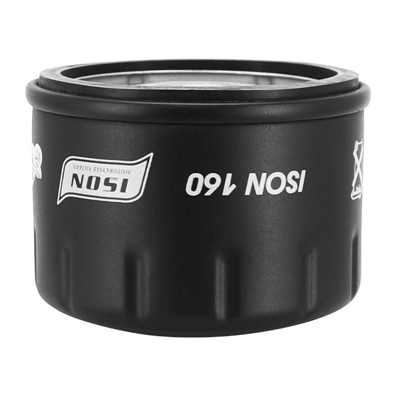 Filtre a huile moto adaptable BMW 650 f GS, 800 f GS, 1200 k RS, 1300 k r, 1000 s RR, R1250 GS - husqvarna 900 nuda (76X62MM) (equivalent HF160) -Ison 160 - vue 2