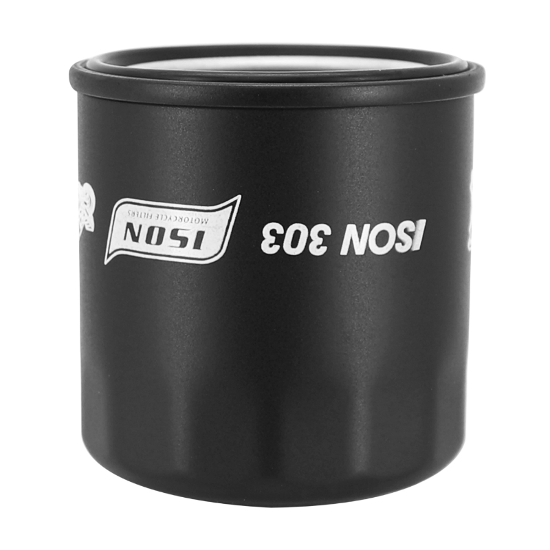 Filtre a huile moto adaptable CF moto 650 MT 2018+ - kawasaki 600 ER-6, 650 Z650, 900 Z900, 750 Z750, 1000 Z1000, ZZR 1400 - yamaha 600 fazer, 1000 YZF-R1 (65X73MM) (equivalent HF303) -Ison 303 - vue 2