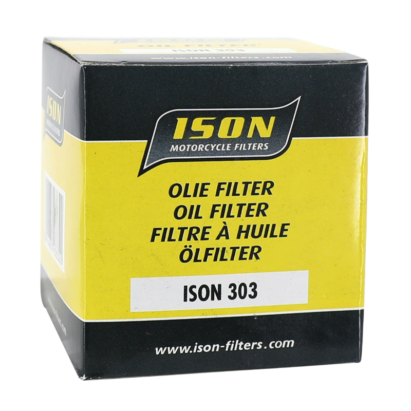 Filtre a huile moto adaptable CF moto 650 MT 2018+ - kawasaki 600 ER-6, 650 Z650, 900 Z900, 750 Z750, 1000 Z1000, ZZR 1400 - yamaha 600 fazer, 1000 YZF-R1 (65X73MM) (equivalent HF303) -Ison 303 - vue 3