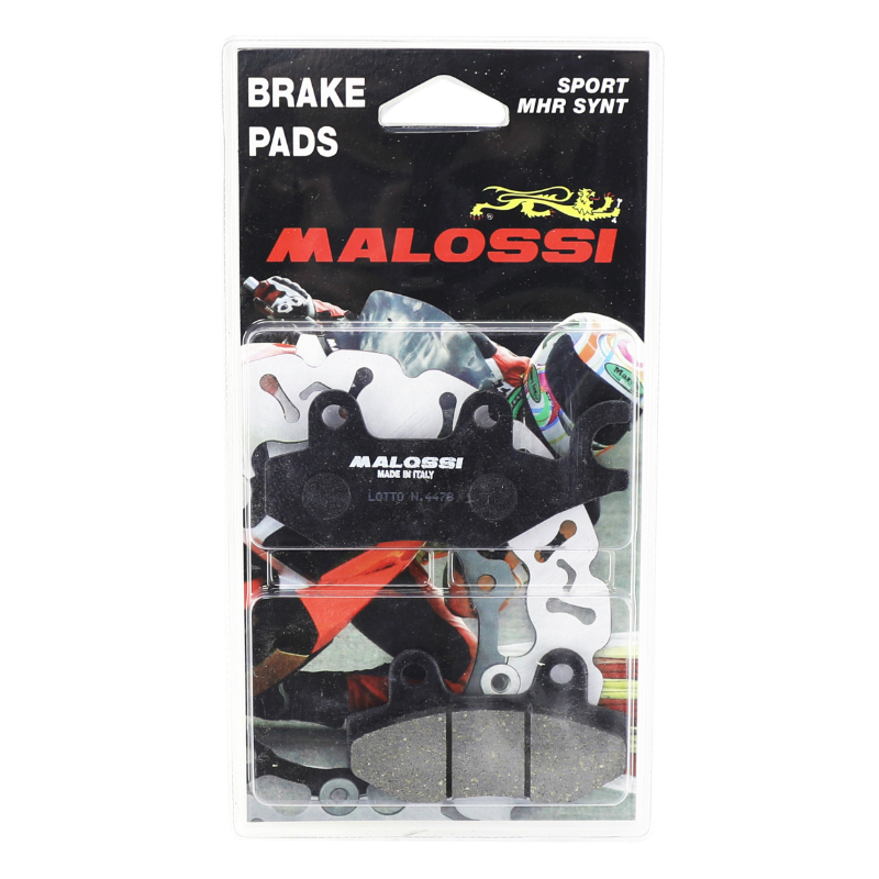 Plaquette de frein Malossi sport Kymco 50 Agility R12, R16 2019+, 125 People 2018+ - Aprilia 125 RS 2021+, RX 2019+, SX 2018+ - Vent 50 Baja 2019+, Dérapage 2019+ - Suzuki 400 Burgman 2007+ - vue 3