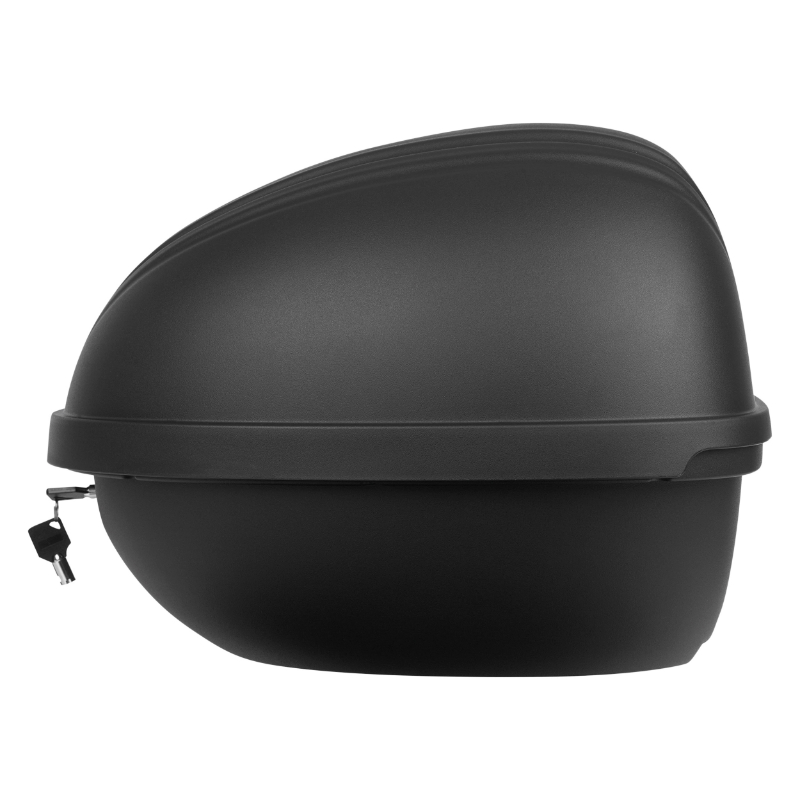 Top case velo e-cargo box Polisport 30L a cle noir fixer directement sur porte bagages (long 40CM x larg 40CM x haut 30CM) - poids max 10 KG - vue 4