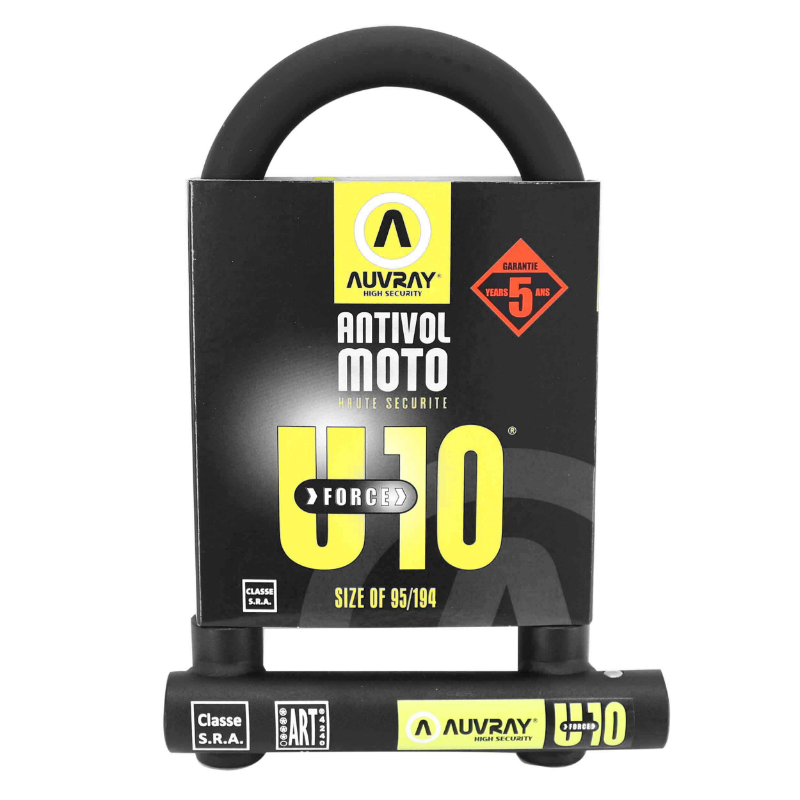 Antivol en U Auvray UFORCE10 95 x 194 mm (diam 18 mm) classe SRA - vue 3