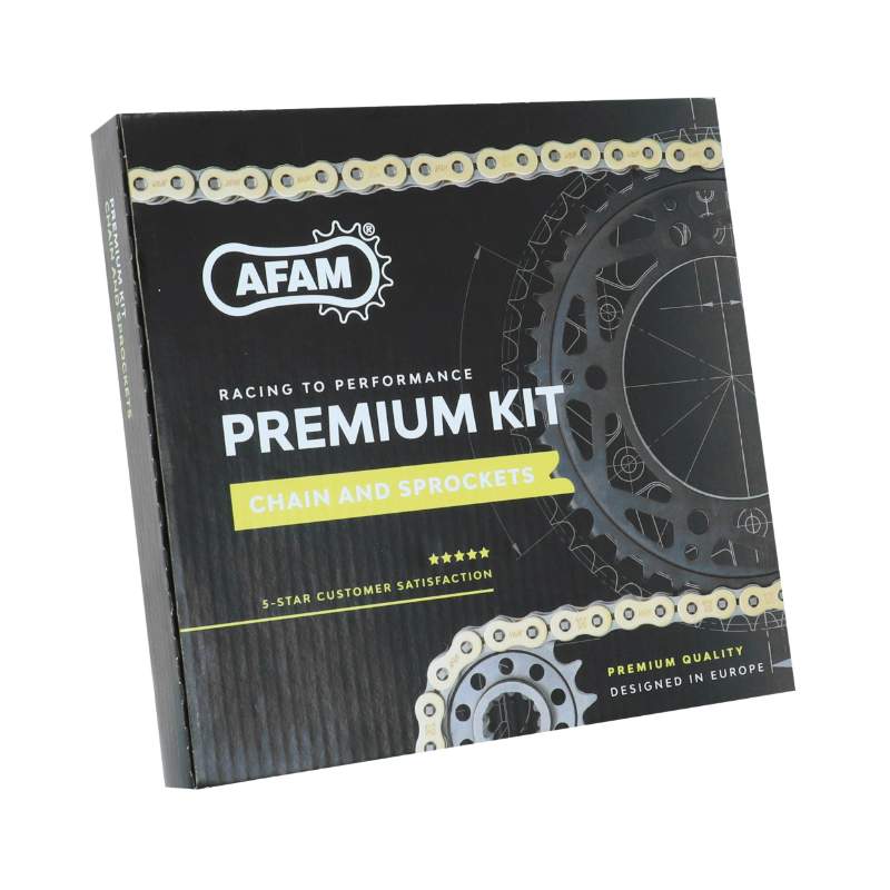Kit chaîne AFAM adaptable Suzuki RM 80 1989-2001 428 14x48 - vue 2