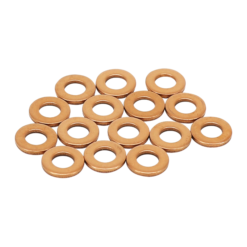 Rondelle-joint de vidange Artein cuivre plat 6 x 12 x 1,50 mm - Blister 10 pièces