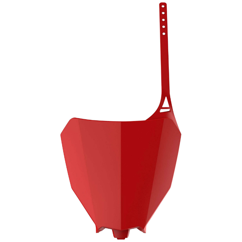 Plaque numérotée de tête de fourche Polisport Honda CRF 250 R/RX 2019-2021 et 450 R/RX 2017-2020 rouge