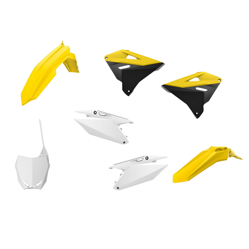 Kit complet plastiques Polisport blanc/gris/noir - vue 2