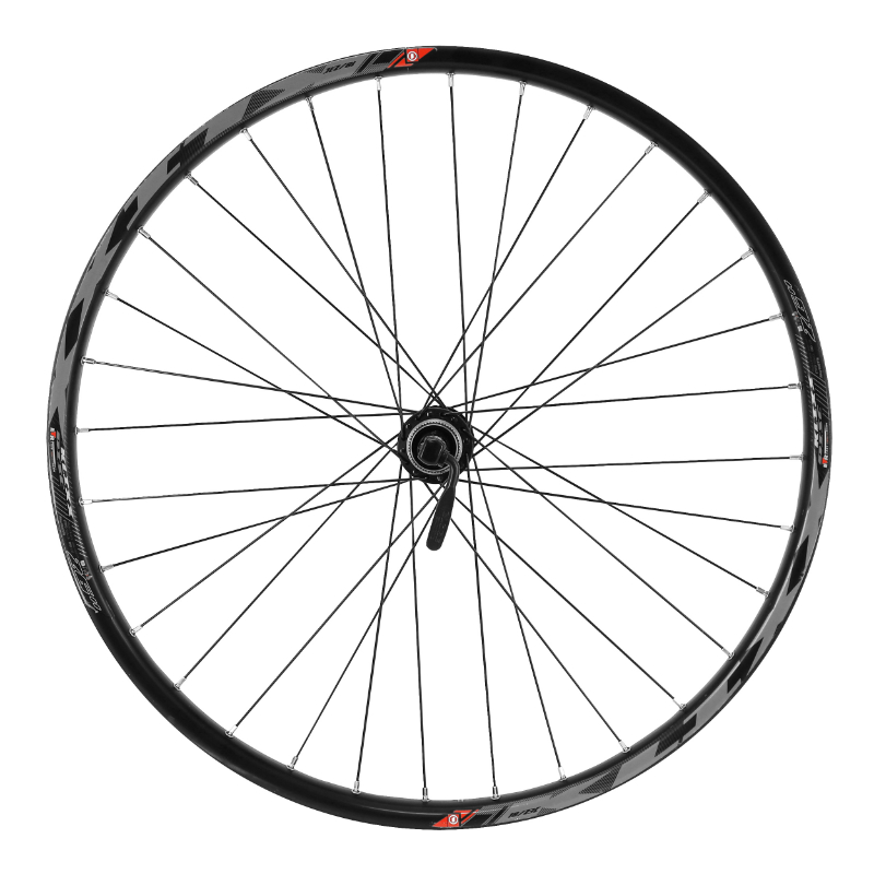 Roue VTT arrière 26" Velox disque blocage tubeless ready moyeu Shimano Acera QC400 cassette 11-10-9V jante 23C 32 rayons noir - vue 2