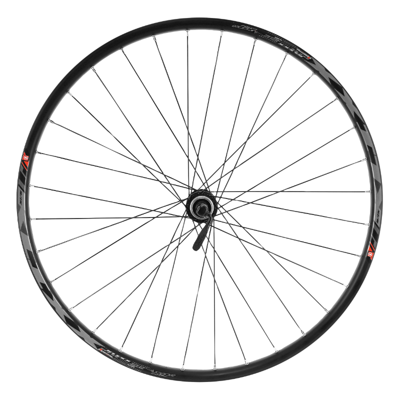 Roue VTT disque blocage 141MM 29" klixx tubeless ready arriere centerlock shimano MT200 cassette 11-10V - jante 23C 32 rayons all mountain - vue 2