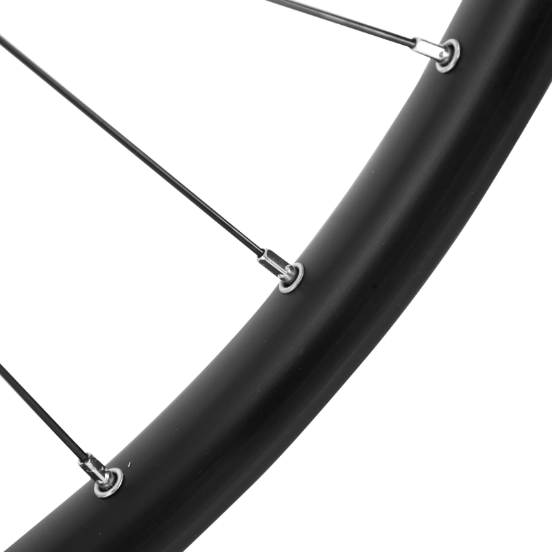 Roue VTT disque blocage 141MM 29" klixx tubeless ready arriere centerlock shimano MT200 cassette 11-10V - jante 23C 32 rayons all mountain - vue 4