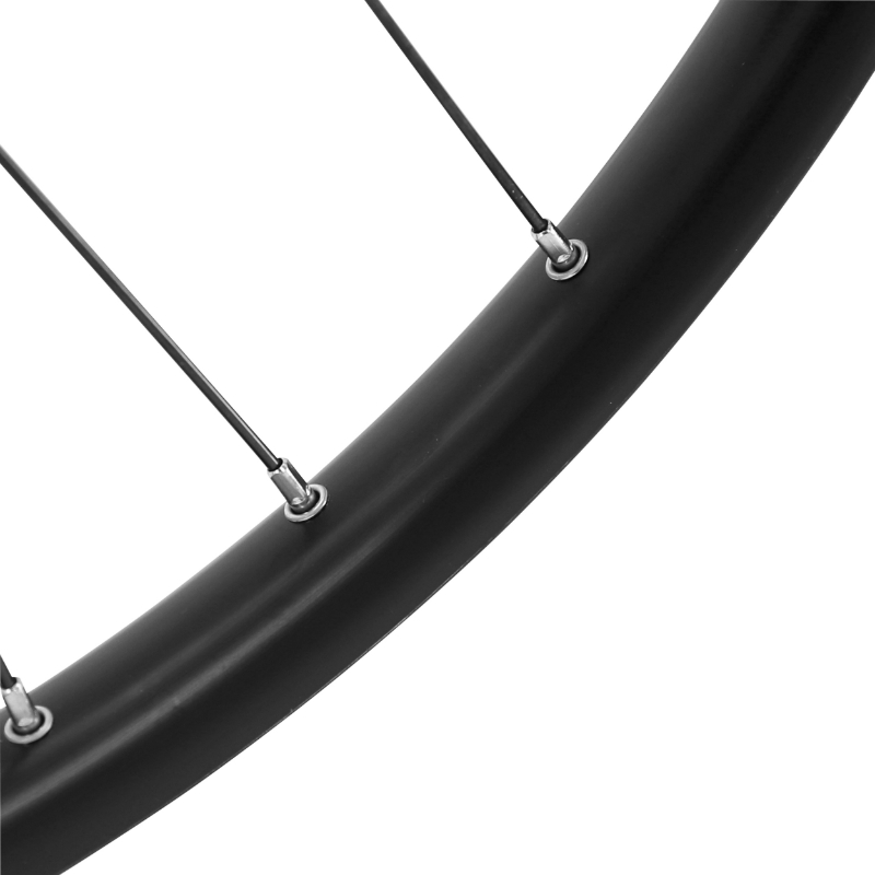 Roue VTT disque blocage 27.5" klixx tubeless ready arriere noir moyeu shimano M475 11-10-9-8V disque 6 trous rayons renforces en 2.2MM pour vae - jante 23C 32 rayons all mountain - vue 4
