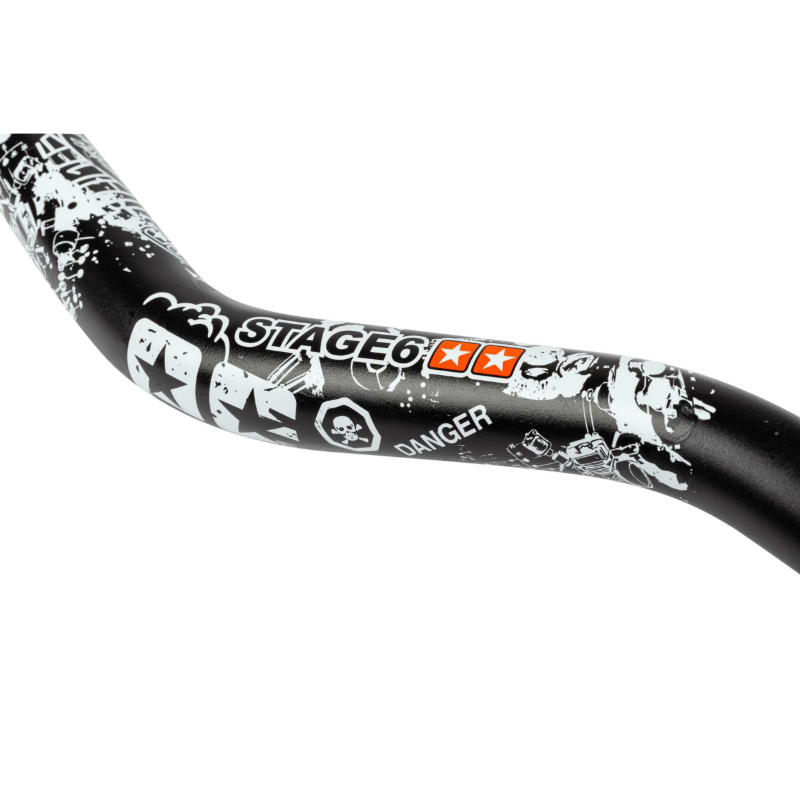 Guidon Stage 6 Cross Alu Fatbar 28,6 mm Noir - vue 5
