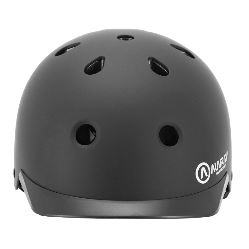 Casque vélo adulte Auvray Urban noir avec éclairage intégré taille 54-58 - vue 2