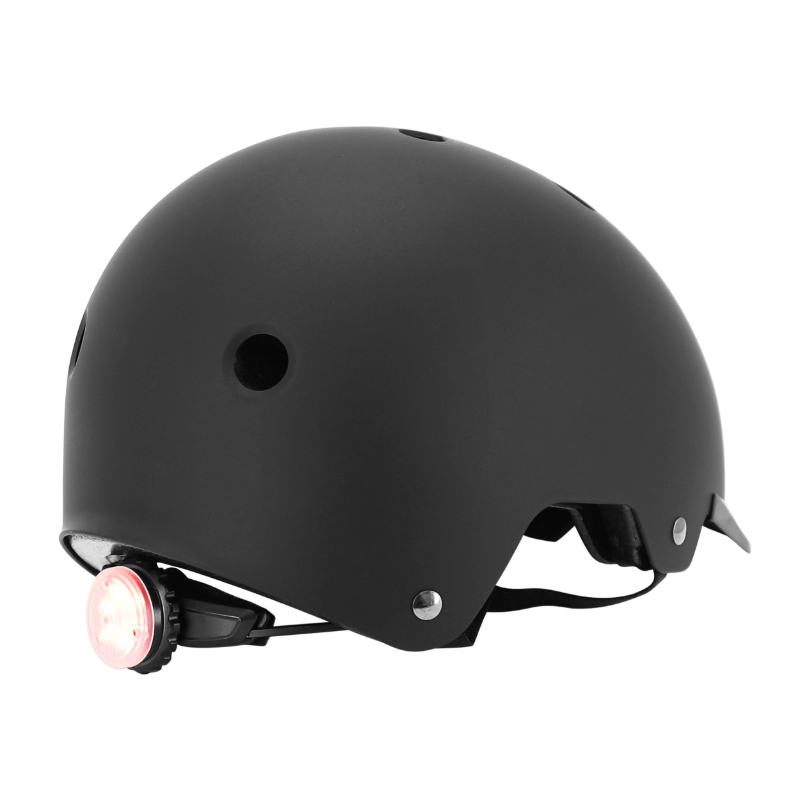 Casque vélo adulte Auvray Urban noir avec éclairage intégré taille 54-58 - vue 5