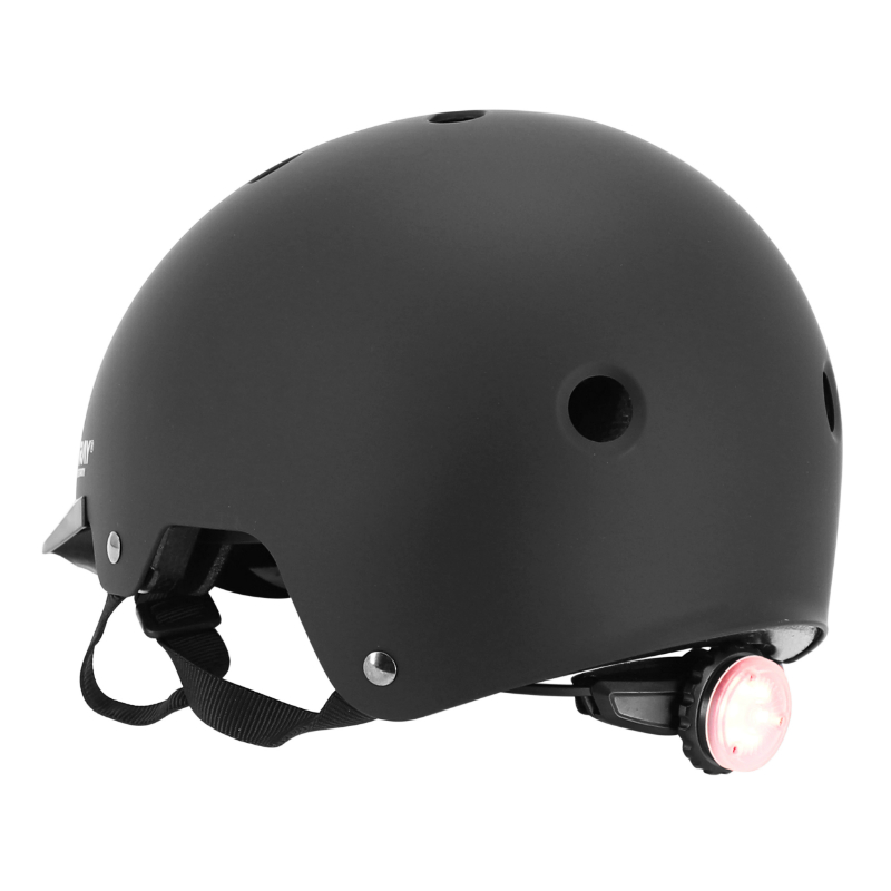 Casque vélo adulte Auvray Urban noir avec éclairage intégré taille 54-58 - vue 7